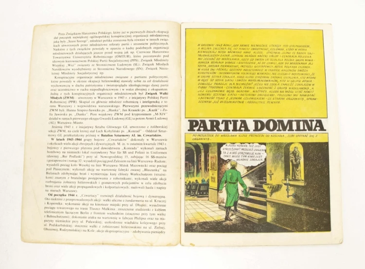 STARY KOMIKS KAPITAN KLOSS - PARTIA DOMINA (NR 11) 1987