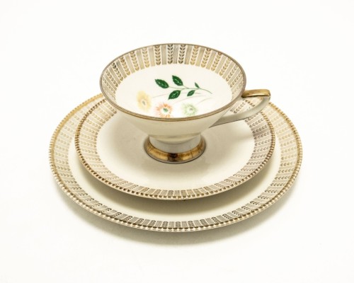 STARY ZESTAW PORCELANOWY TRIO WINTERLING ROSLAU BAWARIA