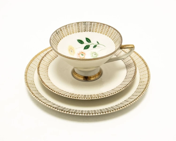 STARY ZESTAW PORCELANOWY TRIO WINTERLING ROSLAU BAWARIA