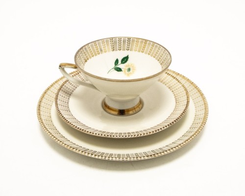 STARY ZESTAW PORCELANOWY TRIO WINTERLING ROSLAU BAWARIA