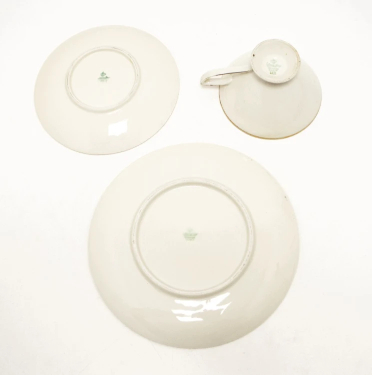 STARY ZESTAW PORCELANOWY TRIO WINTERLING ROSLAU BAWARIA