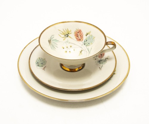 STARY ZESTAW PORCELANOWY TRIO Z&CO TIRSCHENREUTH BAWARIA
