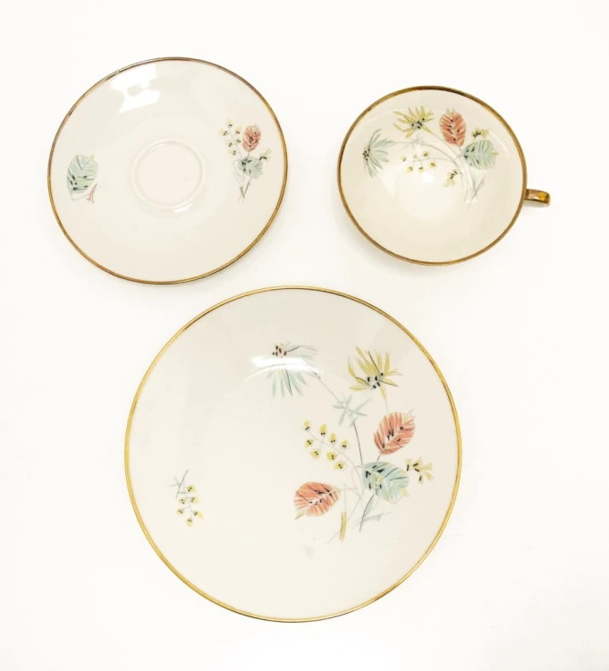 STARY ZESTAW PORCELANOWY TRIO Z&CO TIRSCHENREUTH BAWARIA