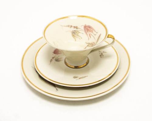 STARY ZESTAW PORCELANOWY TRIO ZEH SCHERZER BAWARIA