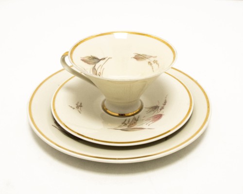 STARY ZESTAW PORCELANOWY TRIO ZEH SCHERZER BAWARIA