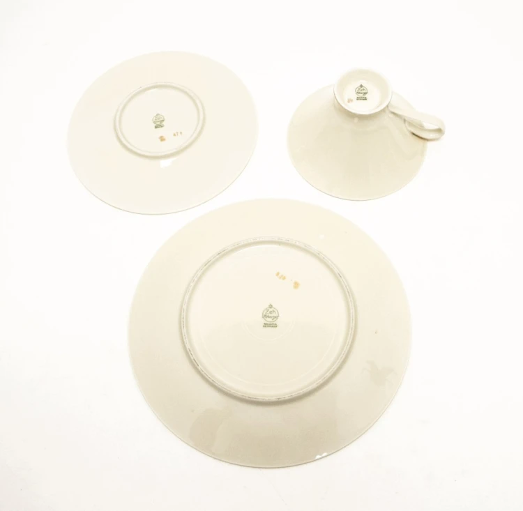 STARY ZESTAW PORCELANOWY TRIO ZEH SCHERZER BAWARIA