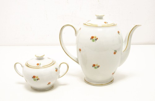STARY PORCELANOWY DZBANEK I CUKIERNICZKA GIESCHE BOGUCICE
