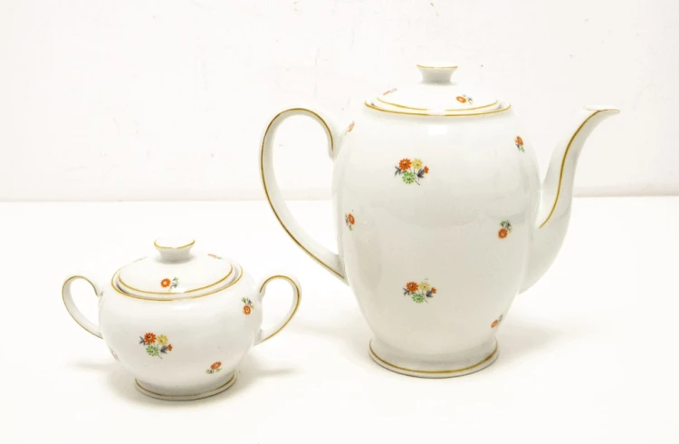 STARY PORCELANOWY DZBANEK I CUKIERNICZKA GIESCHE BOGUCICE