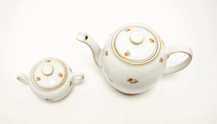 STARY PORCELANOWY DZBANEK I CUKIERNICZKA GIESCHE BOGUCICE