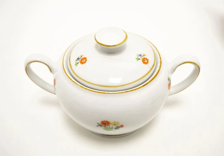 STARY PORCELANOWY DZBANEK I CUKIERNICZKA GIESCHE BOGUCICE