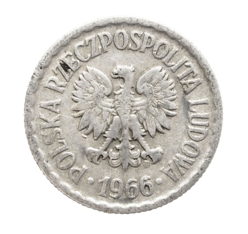 Polska, PRL, 1 złoty 1966, Warszawa