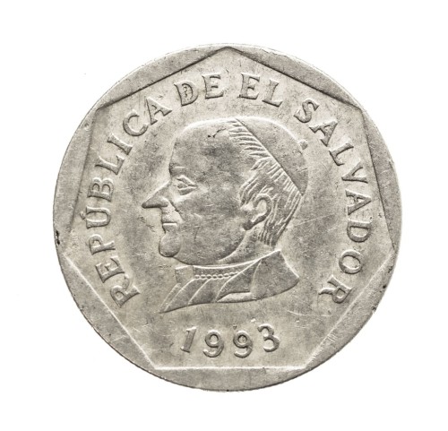 Salwador, 25 centavo Jose Matias Delgado, 1993 rok.