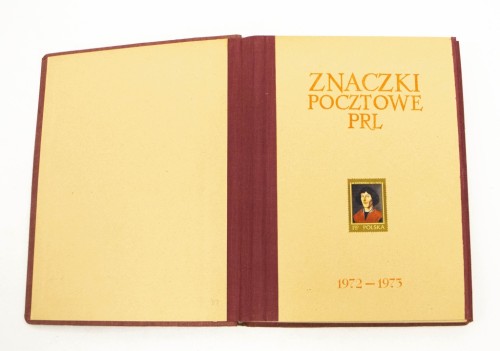 KLASER ZE ZNACZKAMI, ZNACZKI POCZTOWE POLSKI LUDOWEJ TOM X, 1972-1973
