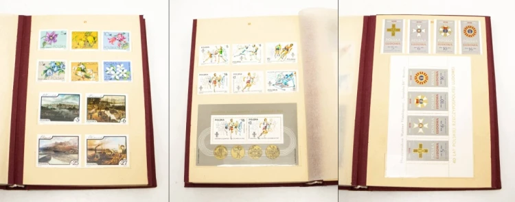 KLASER ZE ZNACZKAMI, ZNACZKI POCZTOWE POLSKI LUDOWEJ TOM XV, 1982-1984
