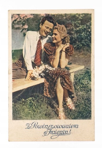 STARA POCZTÓWKA IMIENINOWA - TUCZNO l. 40
