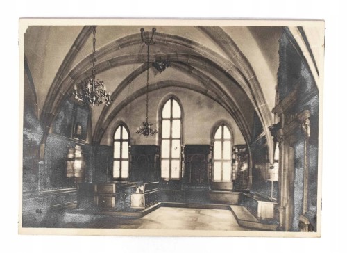 WROCŁAW - RATUSZ, SALA RADNYCH II RP
