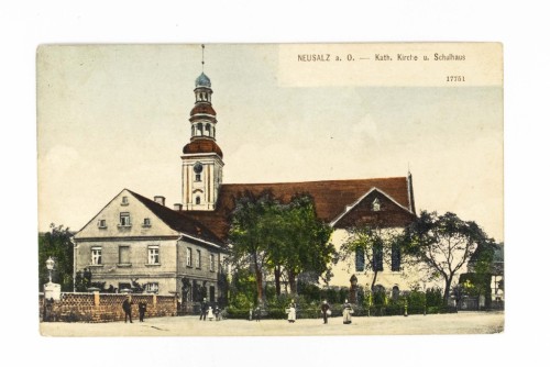NOWA SÓL - KOŚCIÓŁ MICHAŁA ARCHANIOŁA, SZKOŁA / POZNAŃ 1908