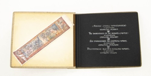 STARY ALBUM ARRASY ZAMKU WAWELSKIEGO W MINIATURZE, KRAKÓW PRL