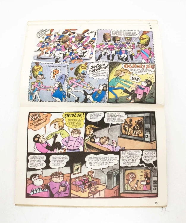 STARY KOMIKS TYTUS ROMEK I ATOMEK, KSIĘGA XVII 1985