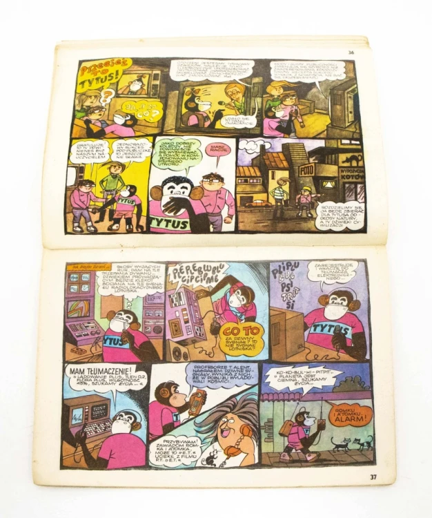 STARY KOMIKS TYTUS ROMEK I ATOMEK, KSIĘGA XVII 1985