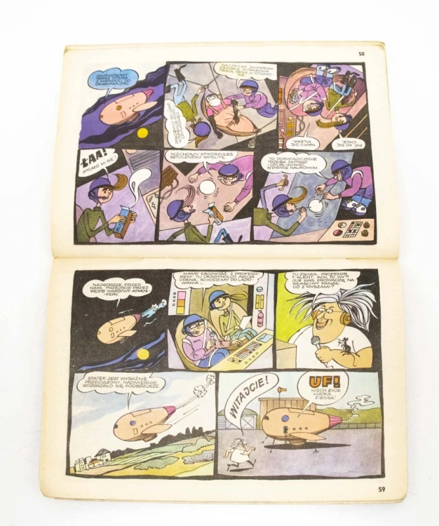 STARY KOMIKS TYTUS ROMEK I ATOMEK, KSIĘGA XVII 1985