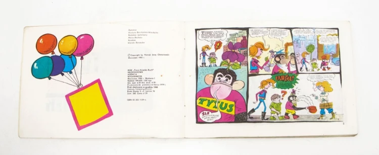 STARY KOMIKS TYTUS ROMEK I ATOMEK, KSIĘGA XIV 1980