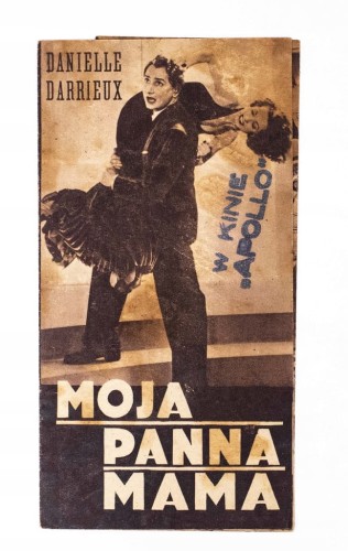 STARA REKLAMA - KINO, FILM MOJA PANNA MAMA, KINO APOLLO, l. 30/40