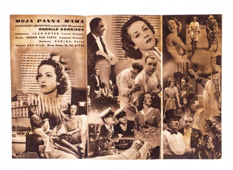 STARA REKLAMA - KINO, FILM MOJA PANNA MAMA, KINO APOLLO, l. 30/40