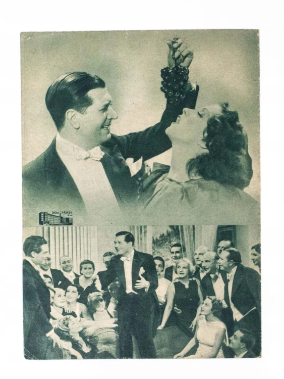 STARA REKLAMA - FILM NIEZNOŚNA DZIEWCZYNA, KINO UCIECHA, KRAKÓW l. 30/40