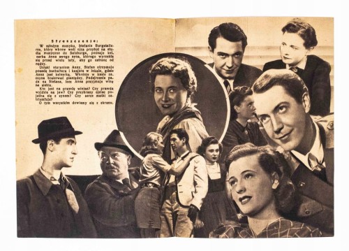 STARA REKLAMA - KINO, FILM KELNERKA ANNA, WARSZAWA / KRAKÓW, OKUPACJA l. 40