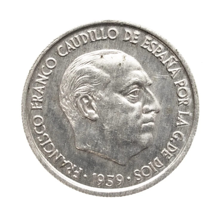 Hiszpania, 10 centymów Francisco Franco , 1959 rok.