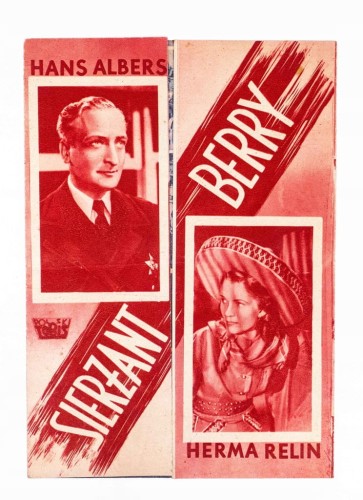 STARA REKLAMA - KINO, FILM SIERŻANT BERRY l. 30/40