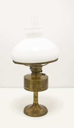STARA MOSIĘŻNA LAMPA NAFTOWA KOSMOS BRENNER