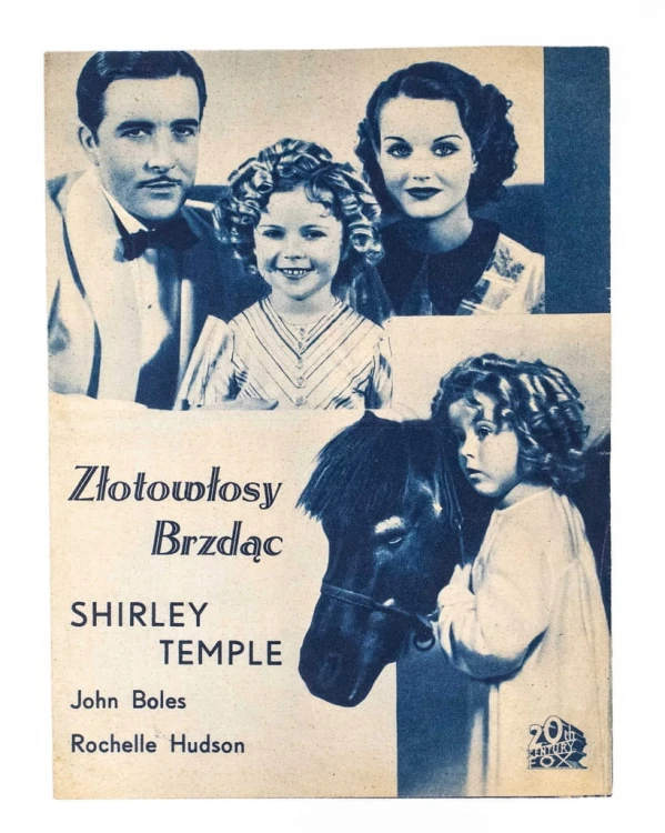 STARA REKLAMA - KINO, FILM ZŁOTOWŁOSY BRZDĄC, WARSZAWA l. 30/40