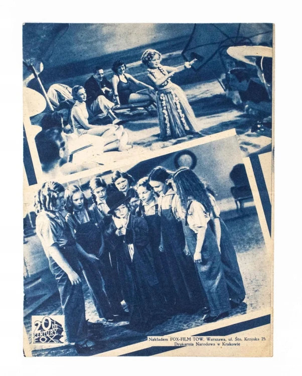STARA REKLAMA - KINO, FILM ZŁOTOWŁOSY BRZDĄC, WARSZAWA l. 30/40