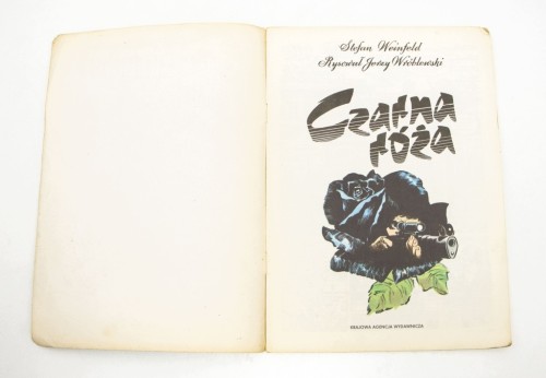 STARY KOMIKS CZARNA RÓŻA 1988