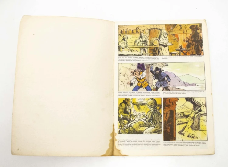 STARY KOMIKS WYSPA SKARBÓW 1989