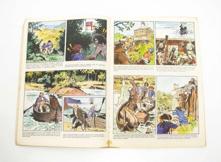 STARY KOMIKS WYSPA SKARBÓW 1989