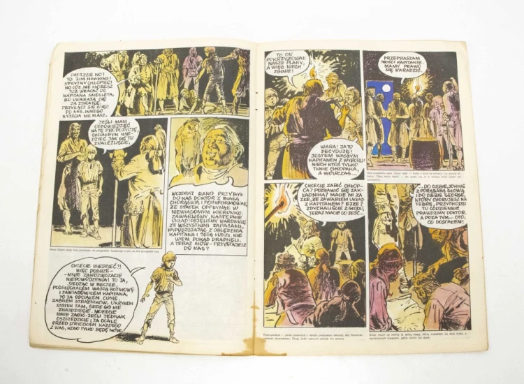 STARY KOMIKS WYSPA SKARBÓW 1989