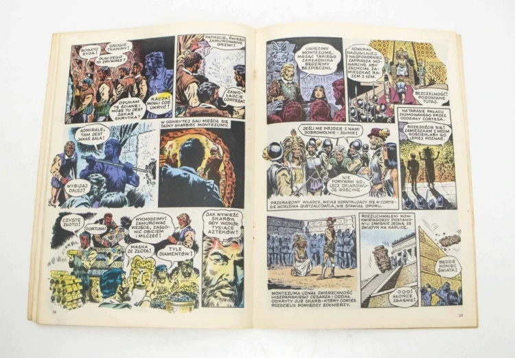 STARY KOMIKS HERMAN CORTES I PODBÓJ MEKSYKU 1986