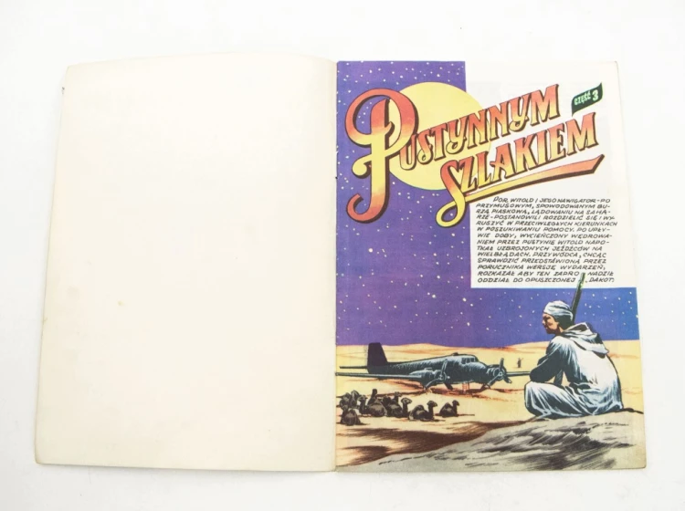 STARY KOMIKS TAJEMNICA ZŁOTEJ MACZETY CZĘŚĆ 3, PUSTYNNYM SZLAKIEM 1989