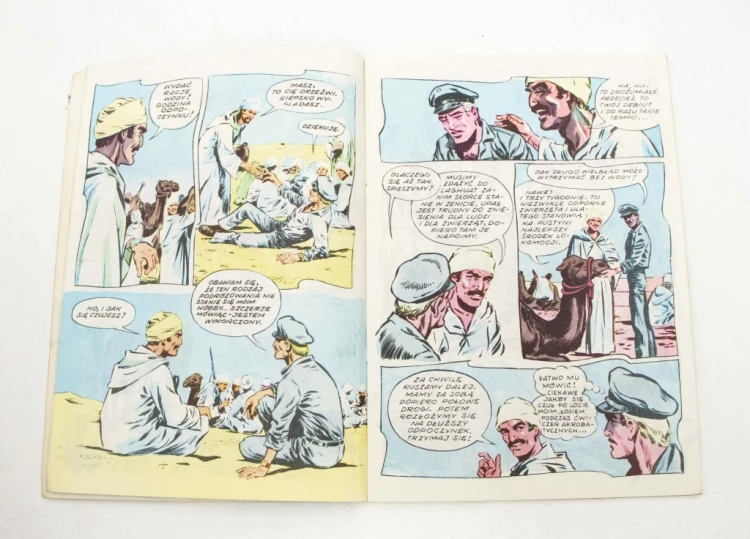 STARY KOMIKS TAJEMNICA ZŁOTEJ MACZETY CZĘŚĆ 3, PUSTYNNYM SZLAKIEM 1989