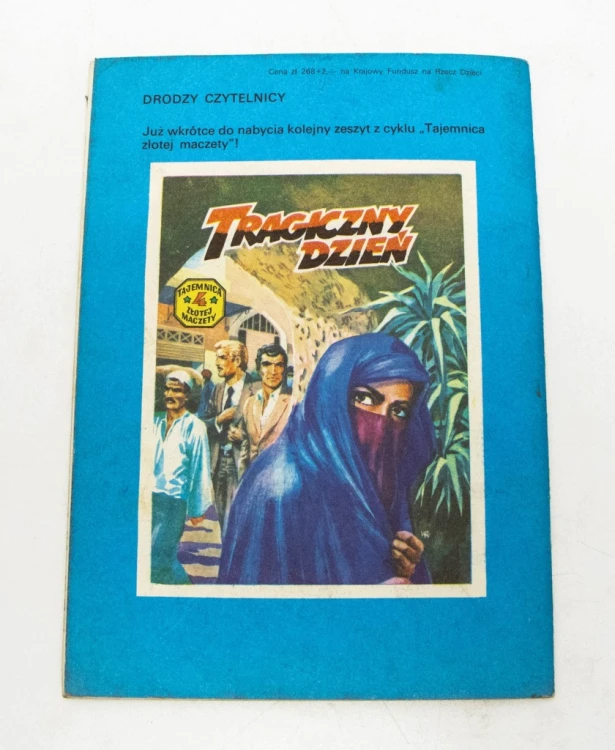 STARY KOMIKS TAJEMNICA ZŁOTEJ MACZETY CZĘŚĆ 3, PUSTYNNYM SZLAKIEM 1989