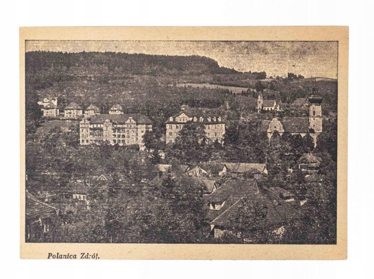 POLANICA ZDRÓJ - PANORAMA MIASTA l. 40/50
