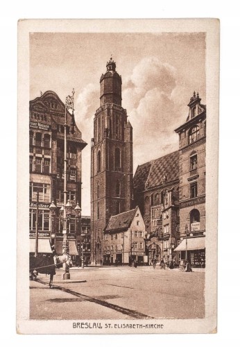 WROCŁAW - BAZYLIKA ŚW. ELŻBIETY, pocz. XX w.