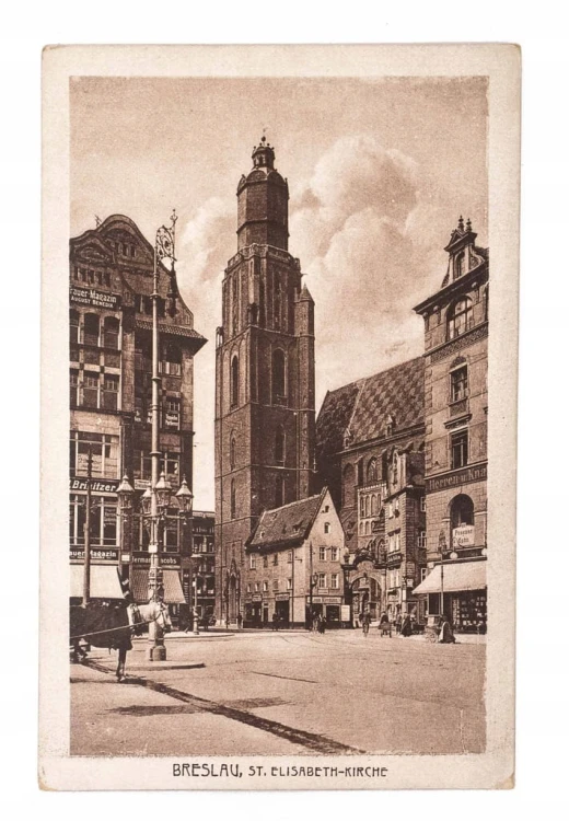 WROCŁAW - BAZYLIKA ŚW. ELŻBIETY, pocz. XX w.