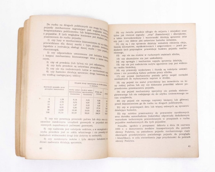 STARA KSIĄŻKA PORADNIK POSIADACZA I KOROWCY POJAZDU MECHANICZNEGO 1957
