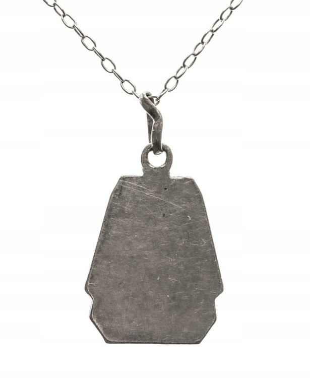 STARY SREBRNY WISIOREK 925 MARYJA