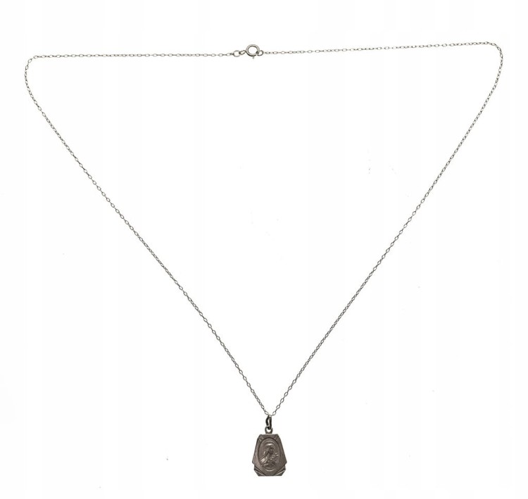 STARY SREBRNY WISIOREK 925 MARYJA