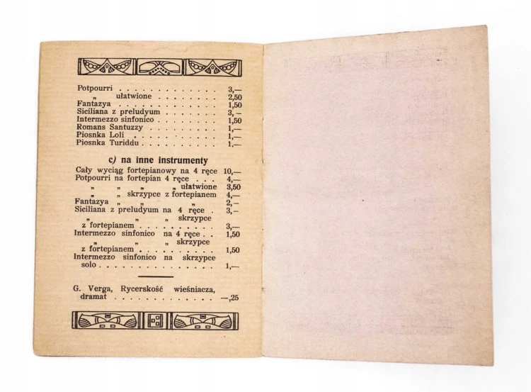 PRZEWODNIK OPEROWY, RYCERSKOŚĆ WIEŚNIACZA, POZNAŃ 1909